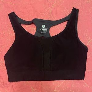 Old Navy Sports Bra Black Size Small